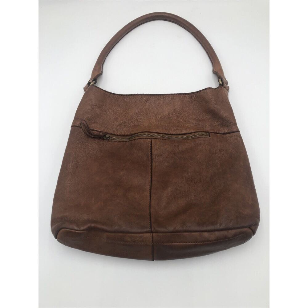 Marta Ponti Designer Soft Woven Leather Shoulder Hobo Purse Bag - Picture 5 of 12